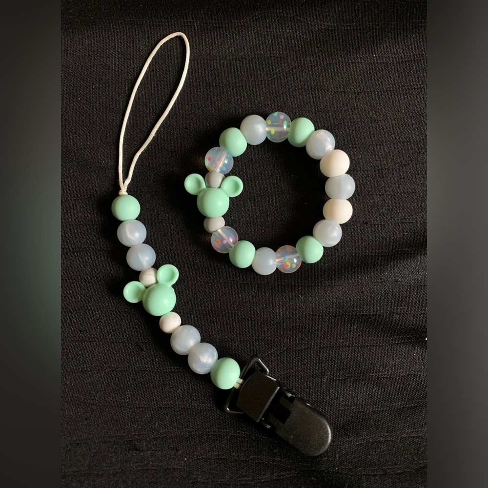 Mickey inspired teething set